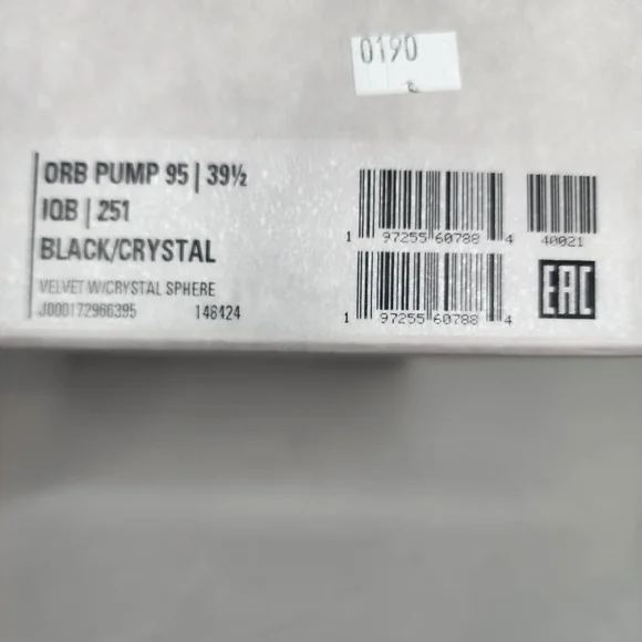 Jimmy Choo Orbs 95 Embellished Womens Black Pump Size 39.5 - Picture 9 of 9